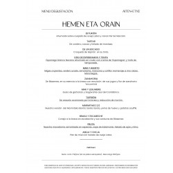 Alojamiento y menú degustación fín de semana